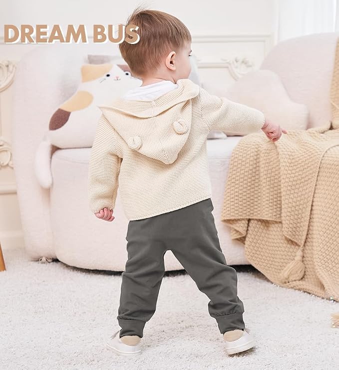 DREAM BUS Pack of 3 Toddler Jogger Pants - Image 3