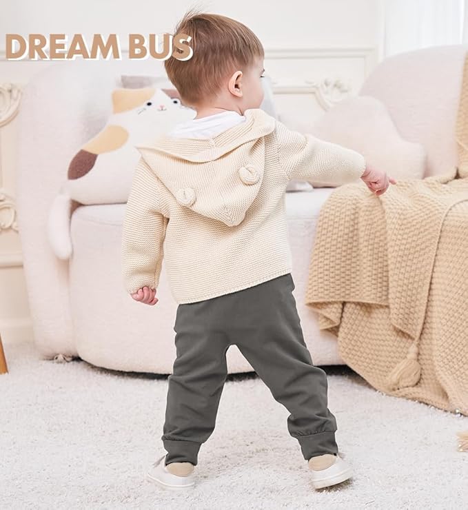 DREAM BUS Pack of 3 Toddler Jogger Pants - Image 3