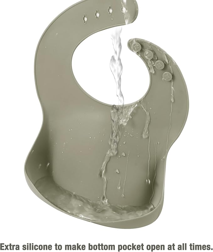 PandaEar 3 Pack Silicone Bibs for Babies - Image 6