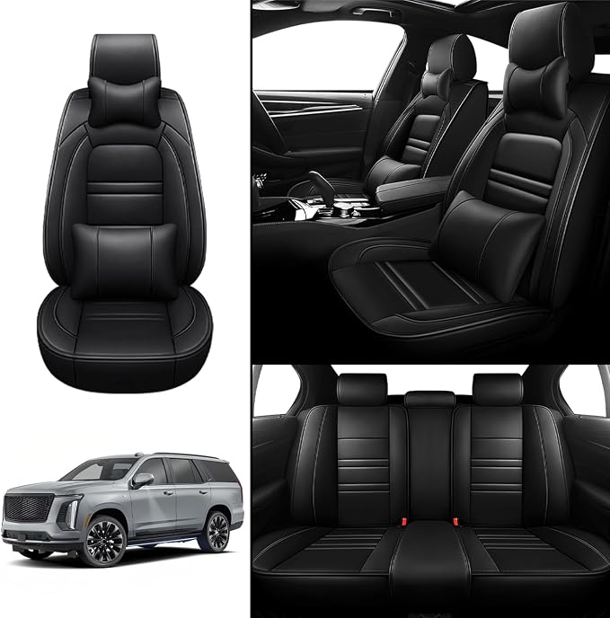 Car Seat Covers for Cadillac Escalade 2000-2025 | 5-Seats Seat Covers, - Image 2