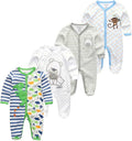 Kiddiezoom Baby and Toddler Boys'Snug Fit Footed One-Piece Romper Jumpsuit by Kiddiezoom