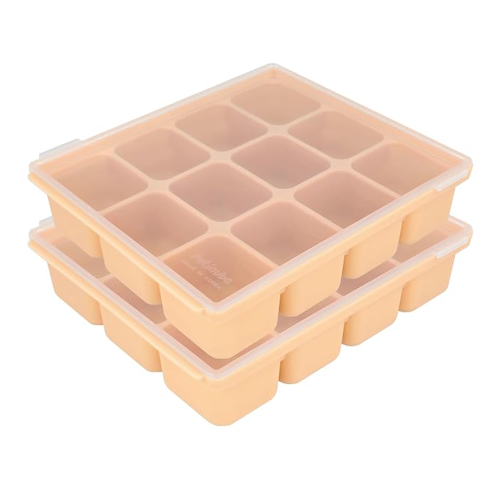 Baby Food Storage Silicone Cubes by Petinube