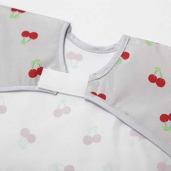 Long Sleeve Waterproof Bib for Toddlers – Feeding Smock for Baby Mealtime - Image 3