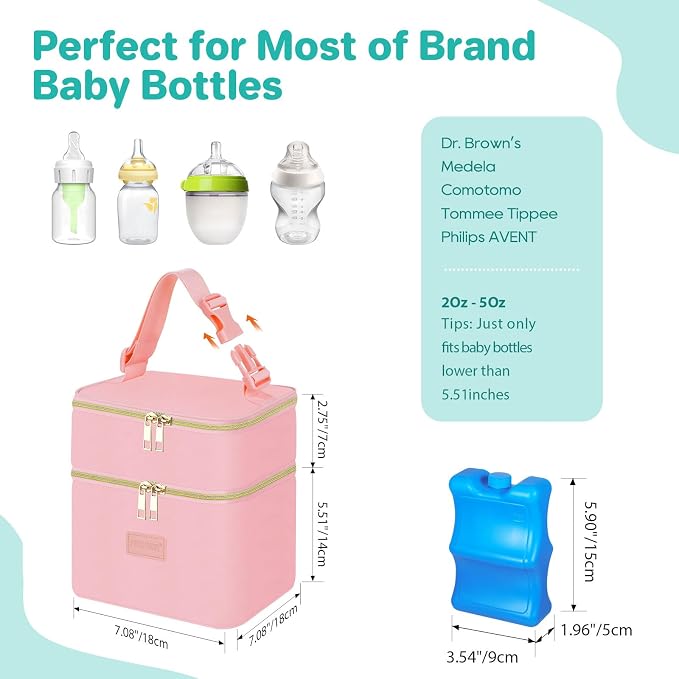 PIIOSER Breast Milk Storage Cooler Bag - Image 6
