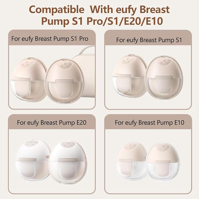 8pcs Breast Pump Spout Cap for eufy Wearable Breast Pump S1 Pro/S1/E20/E10 - Image 2
