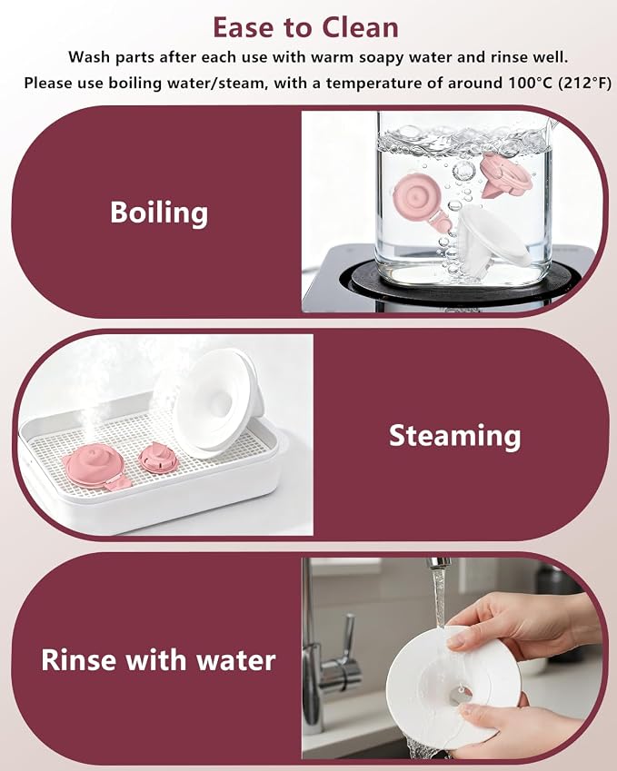 2 Pack 24mm Full Breast Pump Kits Compatible - Image 6