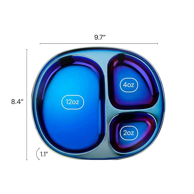 Ahimsa Stainless Steel Kids Plates - Image 7