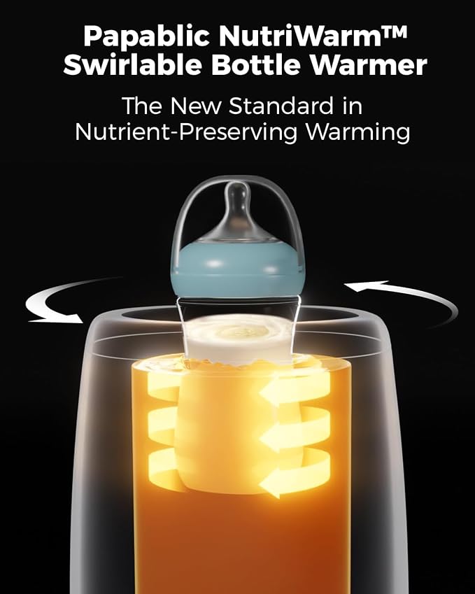Papablic NutriWarm™ Swirlable Bottle Warmer – Advanced Nutrient-Preserving - Image 3
