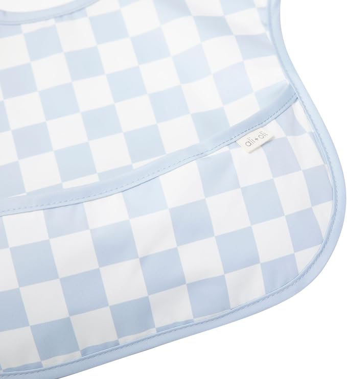 Ali+Oli Smock Bibs for Babies, BPA-Free Oeko-Tex Certified, Waterproof Baby - Image 4