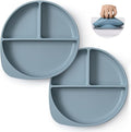 Silicone Baby Feeding Set Plates Set by WiLLBEttER