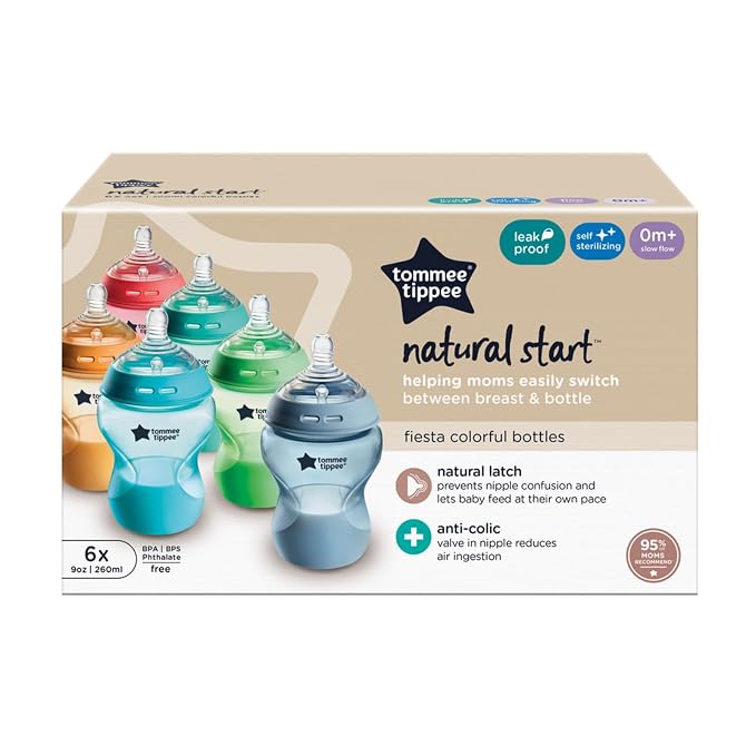 Tommee Tippee Natural Start Anti-Colic 9 oz BPA Free Baby Bottles, 0+ Months - Image 9
