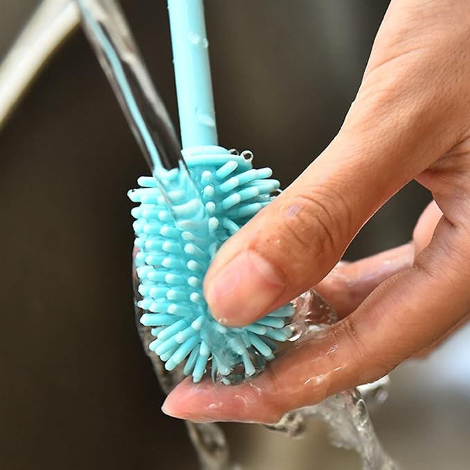 12.5” Silicone Bottle Brush & Straw Cleaner Brush Set | Water Bottle Cleaner - Image 7