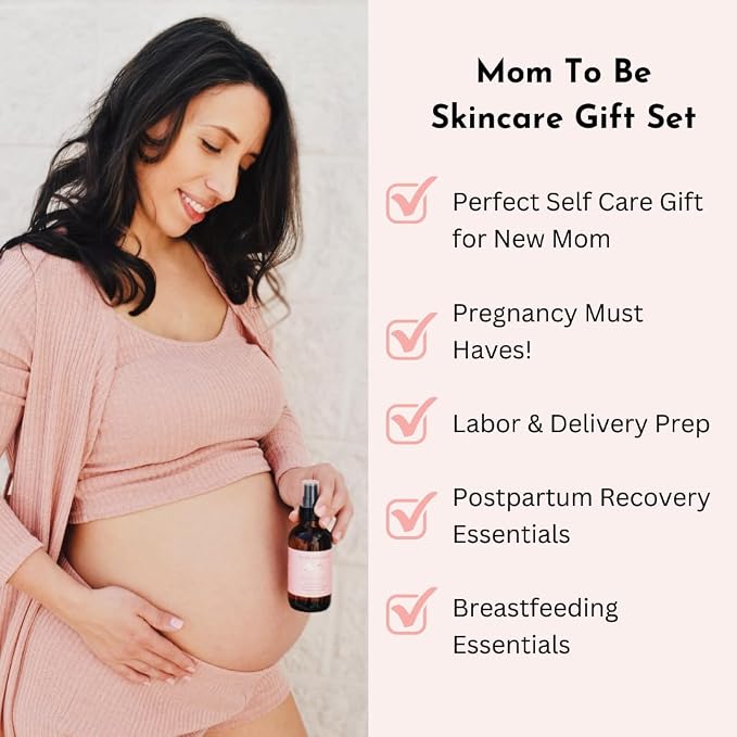 Irene Organics Belly Bundle – 5 Piece Pregnancy Skincare Gift Set - Image 2
