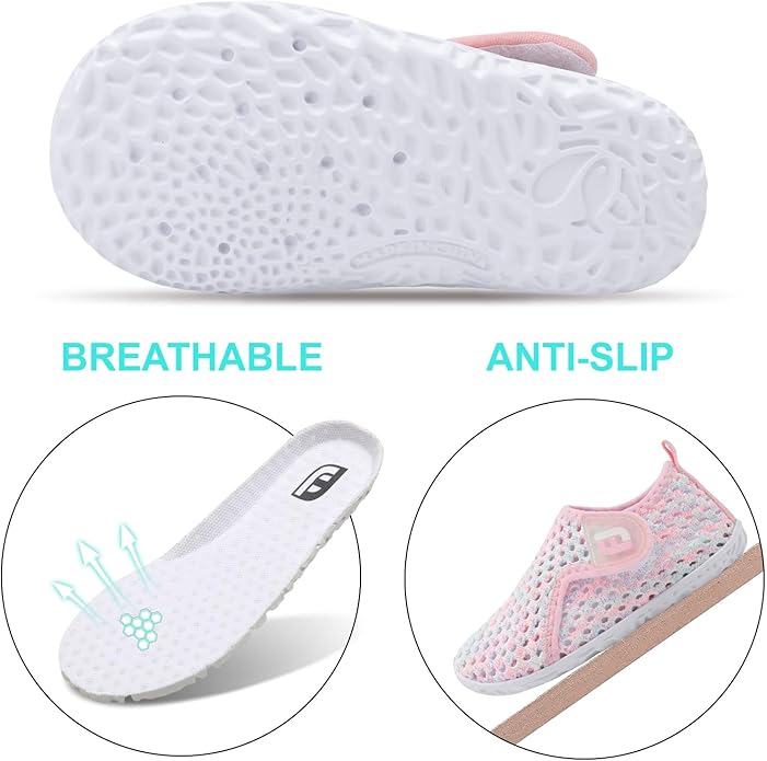 JOINFREE Baby Toddler Water Shoes Boys Girls Sandals Barefoot Kids Breathable - Image 4