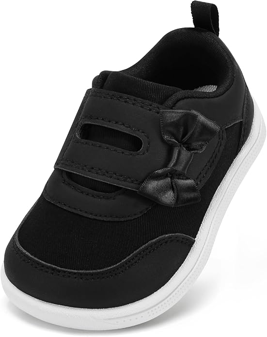 Toddler Wide Toe Box Barefoot Shoes Boys Girls Zero Drop, Baby First Walking by STQKIDS