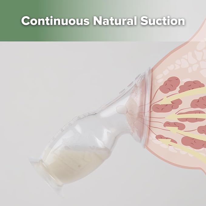 haakaa Manual Breast Pump & Silicone Cap Combo - Image 6