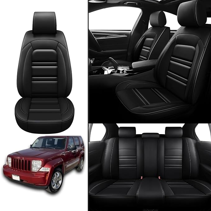Seat Covers for JP Liberty 2002-2012 | 5-Seats Leather Seat Covers - Image 2
