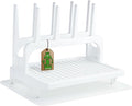 PopYum Glacier White Space Saving Drying Rack from 100% Recycled Bottles by PopYum