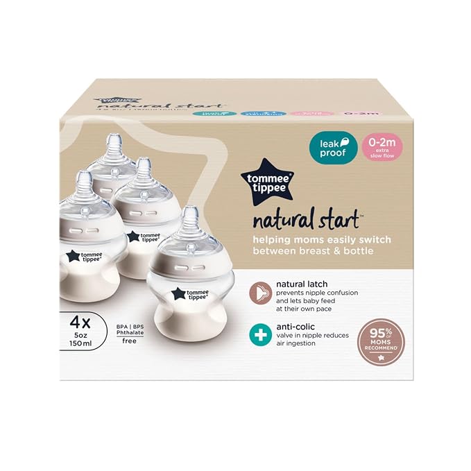 Tommee Tippee Natural Start Anti-Colic 5 oz BPA Free Baby Bottles, 0+ Months - Image 9
