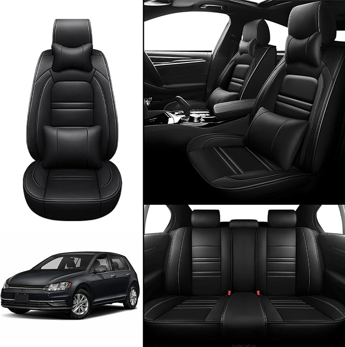 Car Seat Covers for VW Car Golf 2015-2019 | 5-Seats Seat Covers, Waterproof - Image 2
