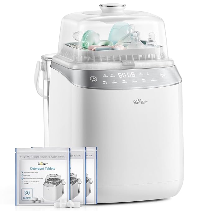 Bear Bottle Washer Pro, Baby Bottle Washer and Sterilizer and Dryer by Bear
