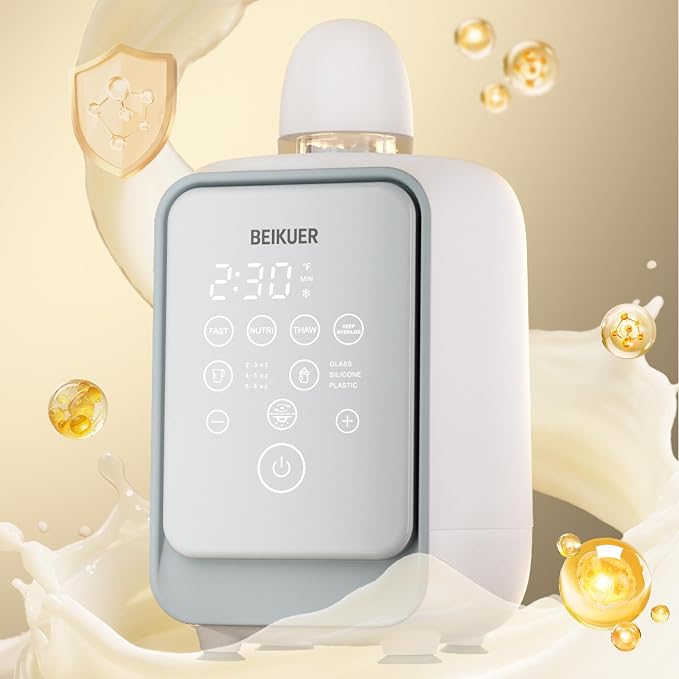 12-in-1 Baby Bottle Warmer for Breastmilk, 98°F 2m Fast Heating Milk Warmers - Image 9