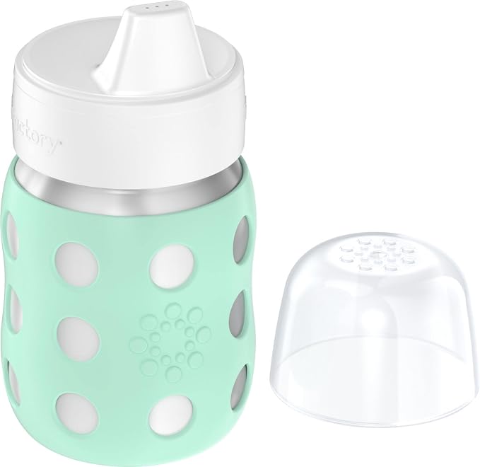 Lifefactory 8-Ounce Stainless-Steel Vacuum-Insulated Wide-Neck Baby Bottle - Image 3