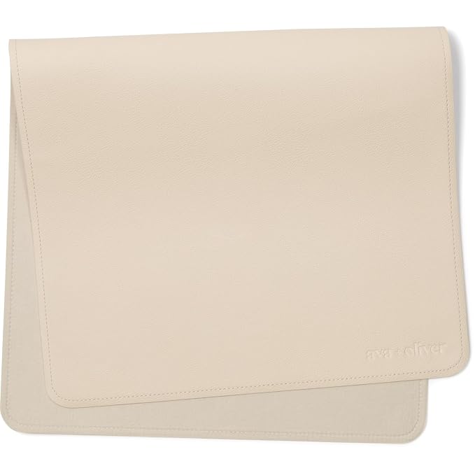 Ava + Oliver Vegan Leather Baby Changing Mat by avaoliver