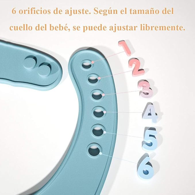 Baby Silicone Feeding Bibs - Image 6