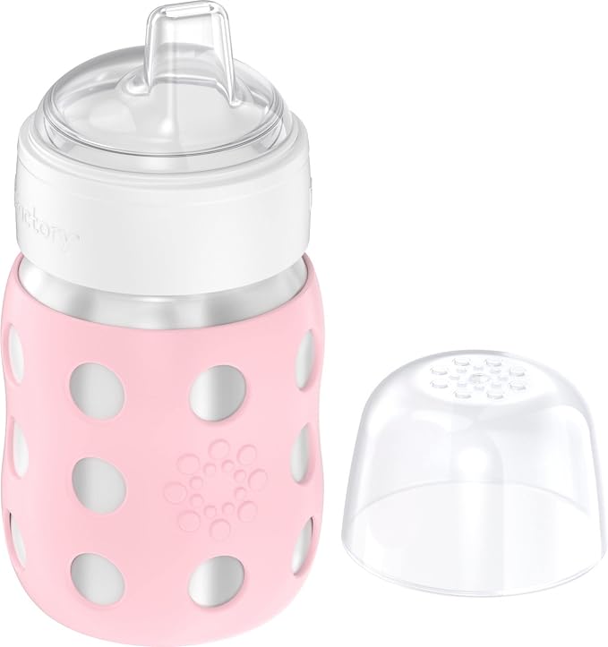Lifefactory 8-Ounce Stainless-Steel Vacuum-Insulated Wide-Neck Baby Bottle - Image 3