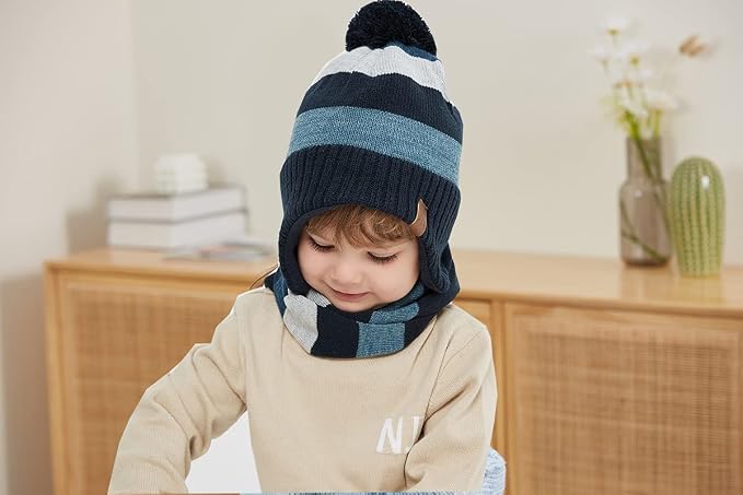 Moon Kitty Baby Boys Hats Toddler Beanies - Image 3