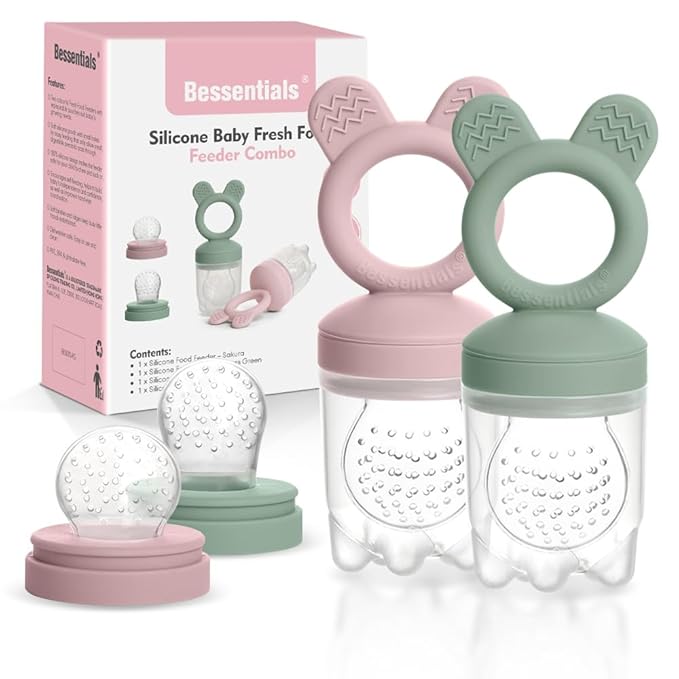 Bessentials Bunny Baby Fresh Fruit Food Feeder by Bessentials