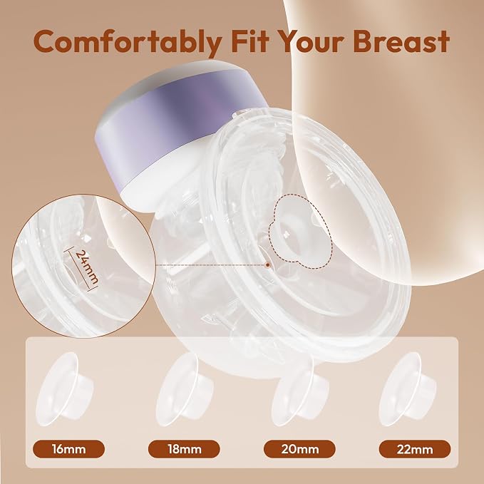 Wearable Breastfeeding Pump Hands Free of Long Battery Life, Portable Electric - Image 7