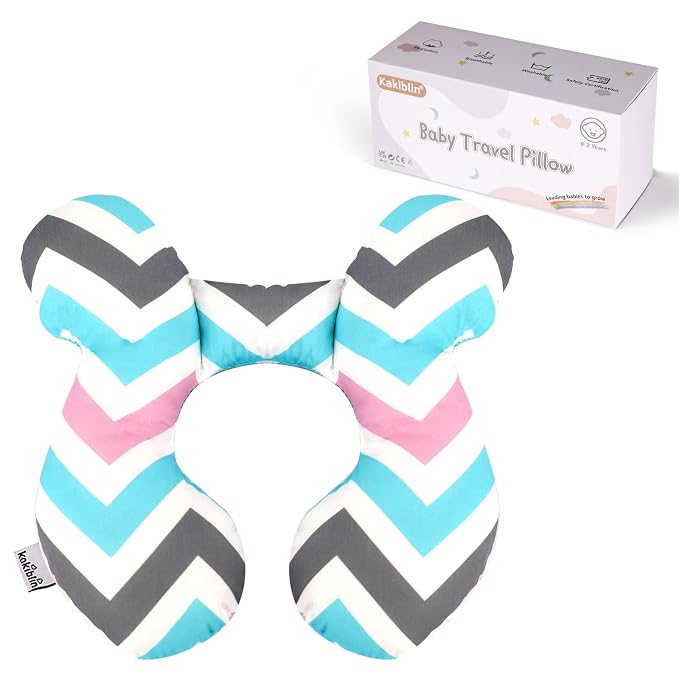 KAKIBLIN Baby Head Pillow, Support Pillow, Baby Travel Pillow by KAKIBLIN