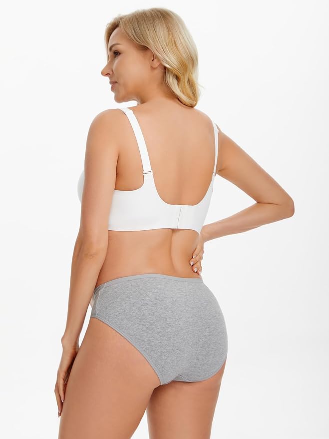Angelhood 6 Pack Womens Cotton Maternity Underwear, Healthy Maternity Pregnancy - Image 3