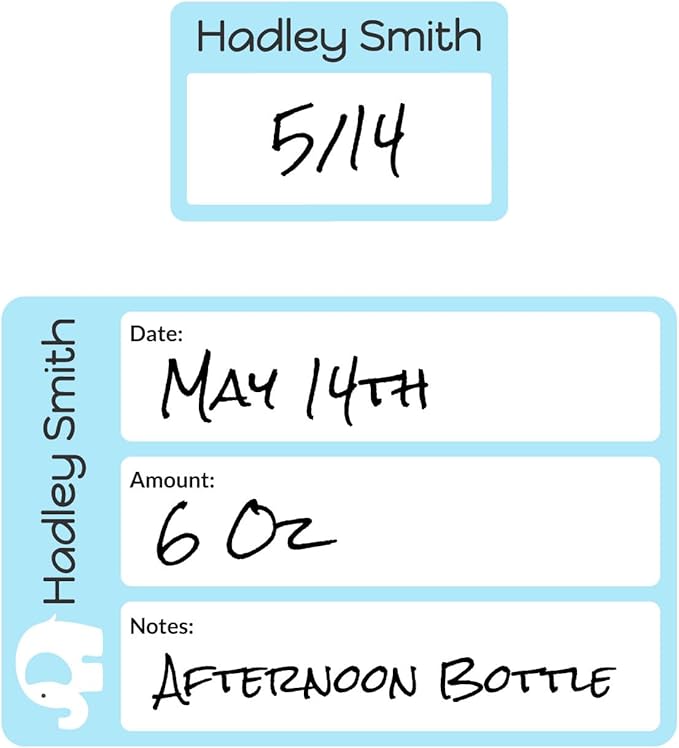 Name Bubbles - Reusable Baby Bottle Labels by NameBubbles