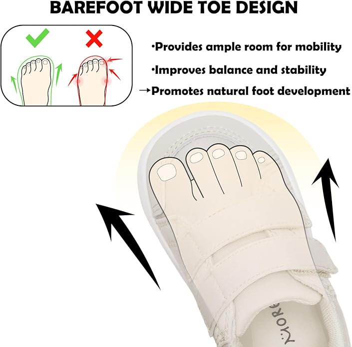 MORENDL Wide Toe Box Shoes Toddler Barefoot Shoes Baby Walking Shoe Boy Girl - Image 2
