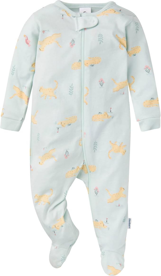 Gerber Baby Girls 4 Pack Sleep 'N Play Footie - Image 2