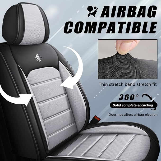 Leather Seat Cover for Ford Edge 2010-2026, Waterproof Soft Seat Covers - Image 3