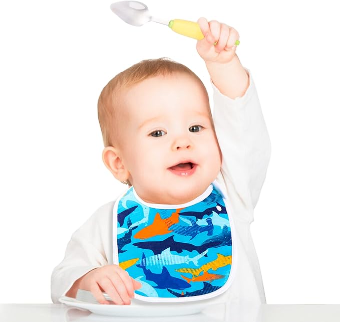 Baby Bibs Soft and Absorbent Organic Cotton Bandana Drool Bibs Set - Image 7