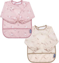BIBaDO Mess Proof Baby Bib, 2 Pack Long Sleeve Bib, 6 month by BIBaDO