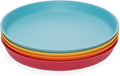 WeeSprout Bamboo Plates, Kid-Sized Dinnerware, Dishwasher Safe Melamine Dishware by WeeSprout