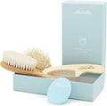 Ullabelle 4 Piece Wooden Baby Hair Brush and Comb Set by ullabelle