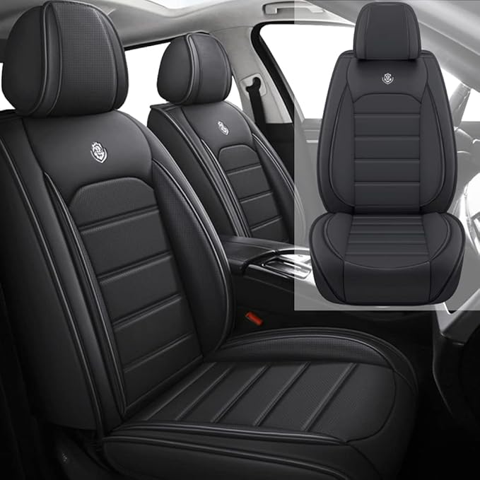 Leather Seat Cover for Ford Edge 2010-2026, Waterproof Soft Seat Covers by LEYPOCO