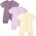 OPAWO Bamboo Baby Pajamas 3 Pack, Double Zipper Bamboo Sleepers by OPAWO
