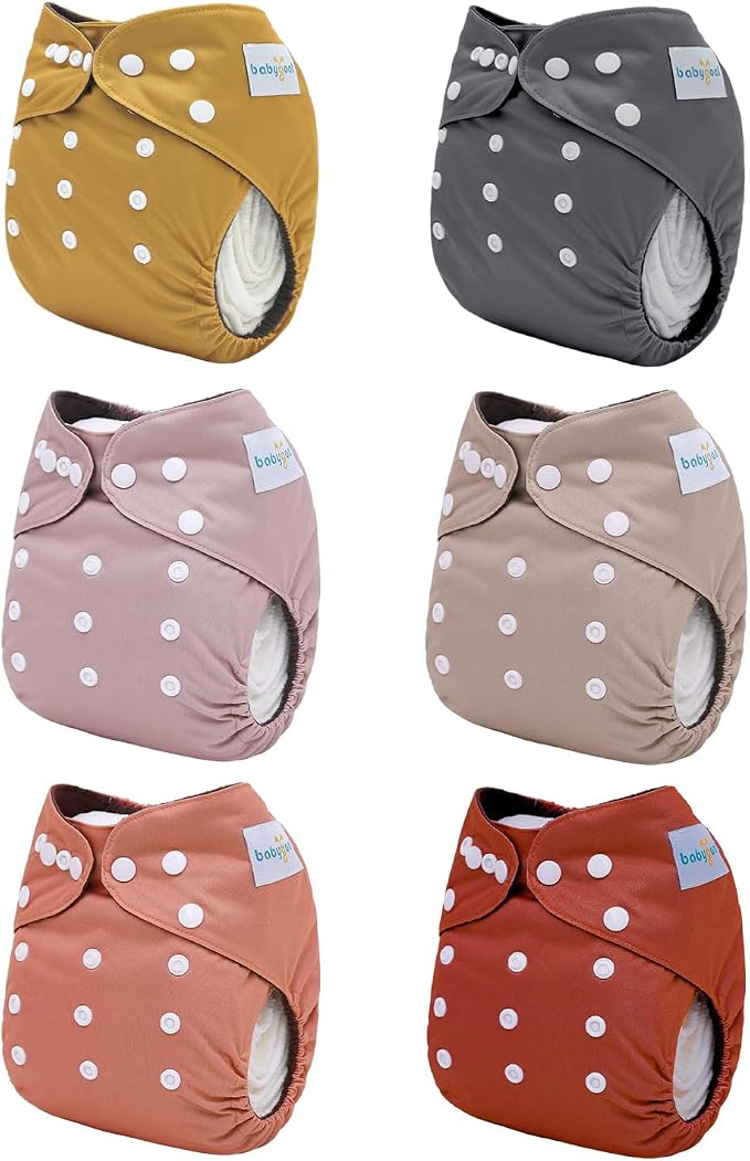 babygoal Reusable Charcoal Cloth Diapers - Image 2