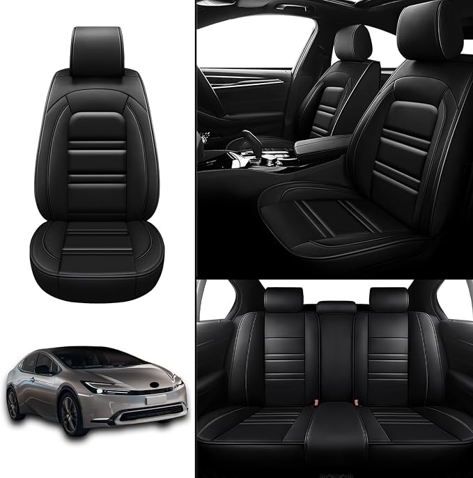 Seat Covers for Toyota Prius 2001-2025 | 5-Seats Leather Seat Covers - Image 2