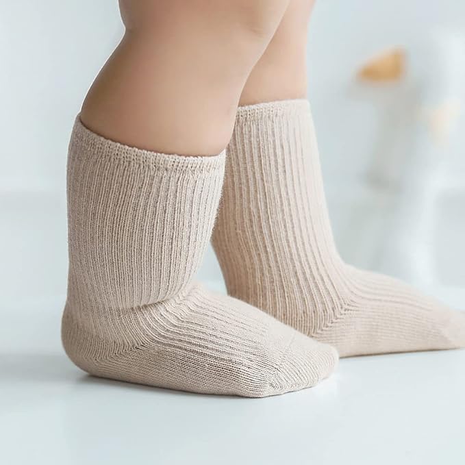 Toddler Socks Unisex Baby Baby Crew Cotton Cuff Socks - Image 7