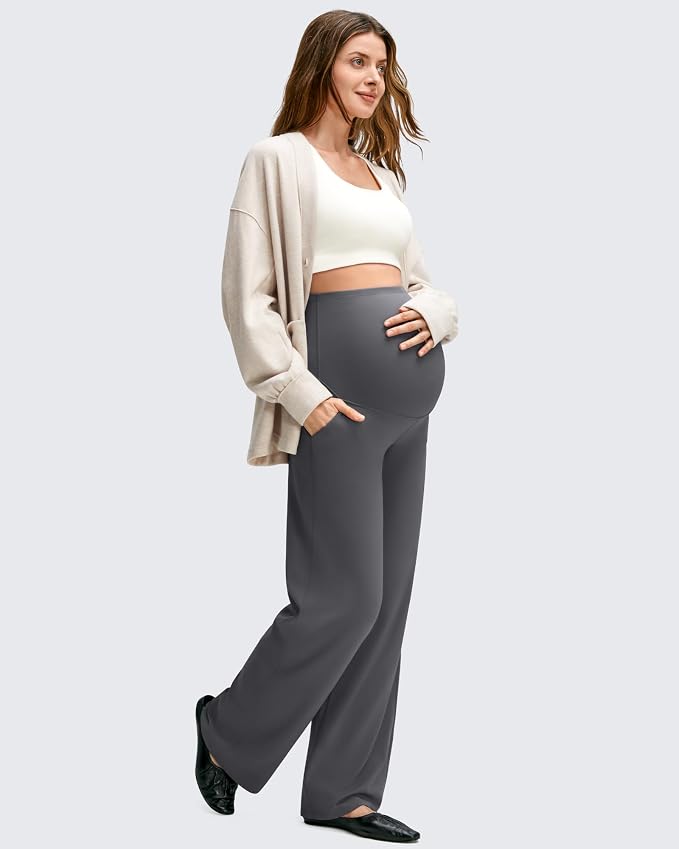 G4Free BareFeel Maternity Dress Yoga Pants - Image 6