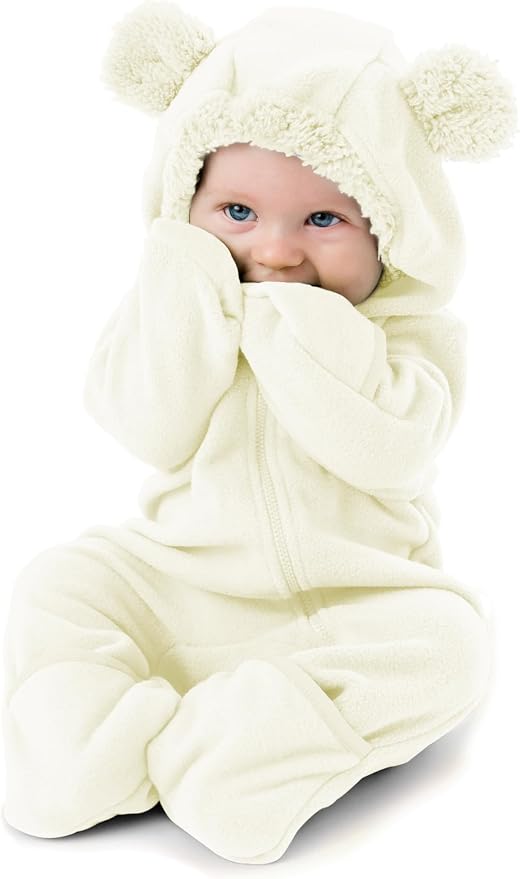 Cuddle Club Fleece Baby Bunting Bodysuit by CuddleClub